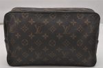 Auth Louis Vuitton Monogram Trousse Toilette 28 Clutch Bag M47522 Junk 0890K For Sale