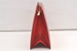 Authentic Louis Vuitton Epi Trousse Crete Clutch Bag Red M48417 LV Junk 0627K Sale