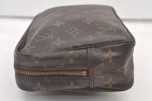 Auth Louis Vuitton Monogram Trousse Toilette 23 Clutch Bag M47524 LV Junk 1598K Cheap