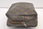 Auth Louis Vuitton Monogram Trousse Toilette 23 Clutch Bag Old Model Junk 9560J Online Hot Sale