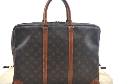 Auth Louis Vuitton Monogram Porte Documents Voyage M53361 Briefcase Junk K9966 Online now