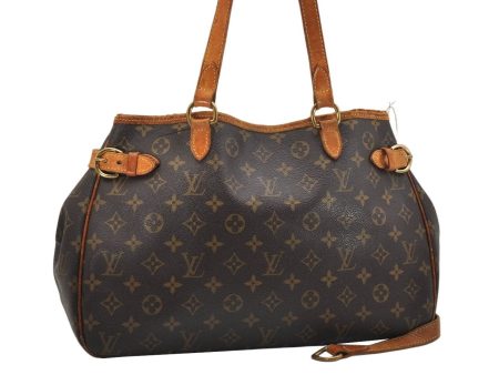 Auth Louis Vuitton Monogram Batignolles Horizontal Tote Bag M51154 LV Junk 1071K Supply