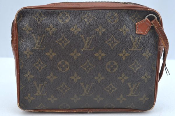 Auth Louis Vuitton Monogram Pochette Sport Clutch Hand Bag Old Model Junk K9344 Online