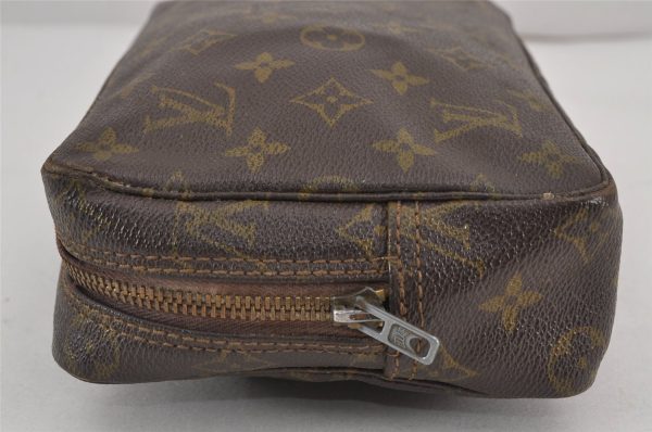 Auth Louis Vuitton Monogram Trousse Toilette 23 Clutch Bag Old Model Junk 9090J Discount