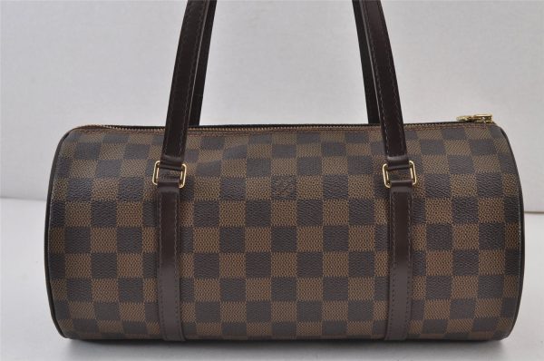 Authentic Louis Vuitton Damier Papillon 30 Hand Bag Purse N51303 LV 8225J For Sale