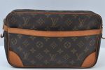 Authentic Louis Vuitton Monogram Compiegne 28 Clutch Hand Bag M51845 LV K9775 Hot on Sale