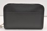 Authentic Louis Vuitton Taiga Baikal Clutch Bag Black M30182 LV 9831J For Discount