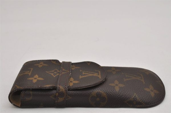 Authentic Louis Vuitton Monogram Etui Lunette Rabat Glasses Case M62970 LV 0033K Supply