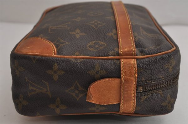 Authentic Louis Vuitton Monogram Compiegne 28 Clutch Hand Bag M51845 LV 0118K Cheap