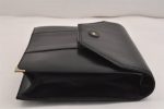 Authentic BALLY Vintage Leather 2Way Shoulder Clutch Bag Purse Black Junk 8687J on Sale