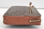 Authentic Louis Vuitton Monogram Pochette Sport Clutch Hand Bag Old Model 0353K Online Hot Sale