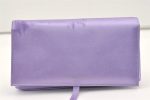 Authentic BVLGARI Vintage Clutch Hand Bag Pouch Purse Polyester Purple 0209K Online Sale