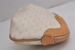 Authentic GUCCI Vintage Micro GG PVC Leather Clutch Hand Bag Purse White 7726J For Cheap