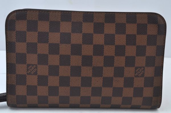 Authentic Louis Vuitton Damier Saint Louis Clutch Hand Bag Purse N51993 LV K9971 Supply