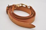 Authentic Louis Vuitton Leather Shoulder Strap Beige 33.9-40.9  LV 0949K on Sale