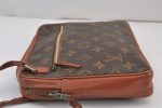 Authentic Louis Vuitton Monogram Pochette Sport Clutch Bag Old Model Junk 8257J Online Sale