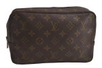 Auth Louis Vuitton Monogram Trousse Toilette 23 Clutch Hand Bag M47524 LV 0313K Cheap