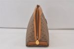 Authentic GUCCI Vintage Micro GG PVC Leather Clutch Hand Bag Purse Brown 9191J For Sale