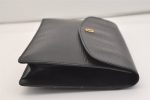 Authentic Louis Vuitton Epi Montaigne 27 Clutch Hand Bag Black M52652 LV 6231J Fashion