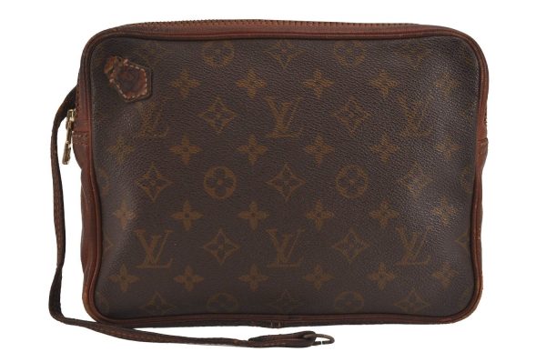 Authentic Louis Vuitton Monogram Pochette Sport Clutch Hand Bag Old Model 4405J Online Hot Sale