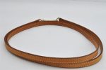 Authentic Louis Vuitton Leather Shoulder Strap Beige 47  LV 0951K Online