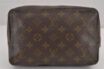 Auth Louis Vuitton Monogram Trousse Toilette 23 Clutch Bag Old Model Junk 9090J Discount