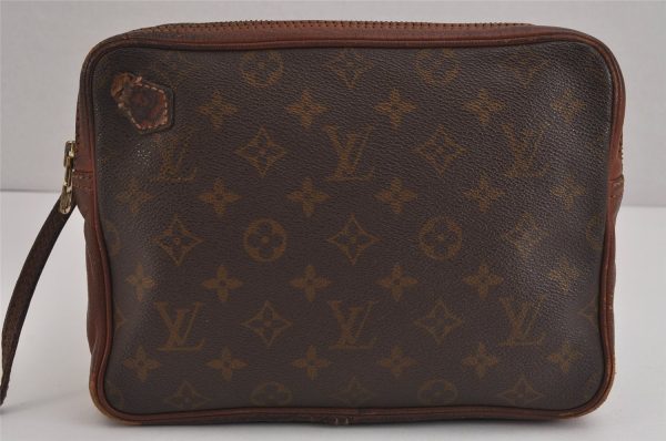 Authentic Louis Vuitton Monogram Pochette Sport Clutch Hand Bag Old Model 4405J Online Hot Sale