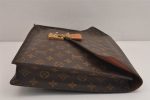 Authentic Louis Vuitton Monogram Porte Documents Senateur M53335 Briefcase 5743J Cheap