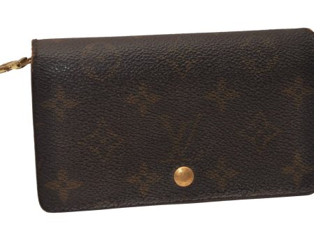 Auth Louis Vuitton Monogram Porte Monnaie Billets Tresor Wallet M61730 LV 8393J For Discount