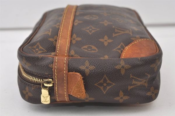 Authentic Louis Vuitton Monogram Compiegne 28 Clutch Hand Bag M51845 LV 0117K For Cheap