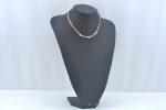 Authentic Christian Dior Gold Tone Chain Pendant Necklace Rhinestone CD L0080 Cheap