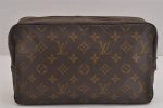 Auth Louis Vuitton Monogram Trousse Toilette 28 Clutch Bag Old Model Junk 6378J Online now