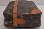 Authentic Louis Vuitton Monogram Compiegne 28 Clutch Hand Bag M51845 LV 0118K Cheap