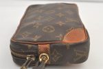 Authentic Louis Vuitton Monogram Marly Dragonne PM M51827 Clutch Hand Bag 9036J For Sale