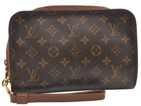 Authentic Louis Vuitton Monogram Orsay Clutch Hand Bag Purse M51790 LV 8263J Discount