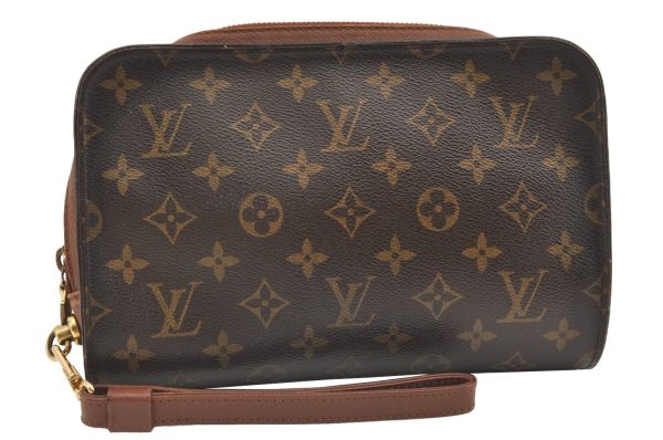 Authentic Louis Vuitton Monogram Orsay Clutch Hand Bag Purse M51790 LV 8263J Discount