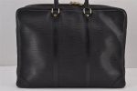 Authentic Louis Vuitton Epi Porte Documents Voyage Briefcase M59162 Black 7134J For Discount