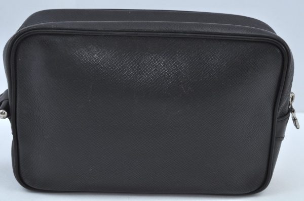 Authentic Louis Vuitton Taiga Kaluga Clutch Bag Black M30812 LV K9714 Supply