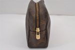 Auth Louis Vuitton Monogram Trousse Toilette 18 Clutch Hand Bag Old Model 8459J Online