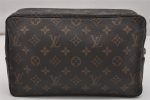 Auth Louis Vuitton Monogram Trousse Toilette 28 Clutch Bag M47522 Junk 0890K For Sale