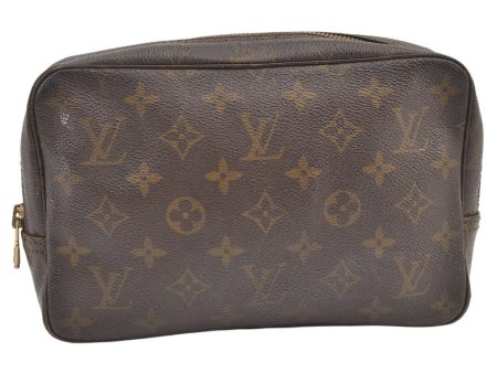 Auth Louis Vuitton Monogram Trousse Toilette 23 Clutch Hand Bag M47524 LV 1610K Discount