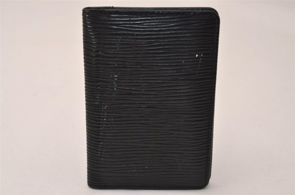 Authentic Louis Vuitton Epi Organizer De Poche Pass Case Black M63582 LV 8395J Online Hot Sale