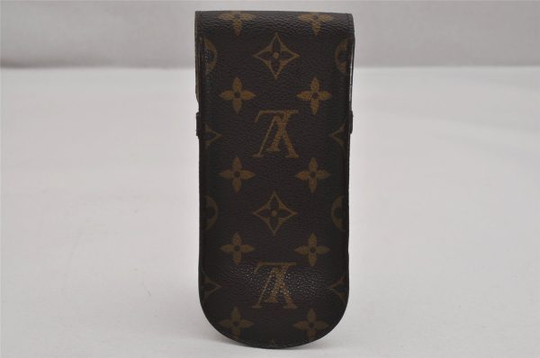 Authentic Louis Vuitton Monogram Etui Lunette Rabat Glasses Case M62970 LV 0033K Supply