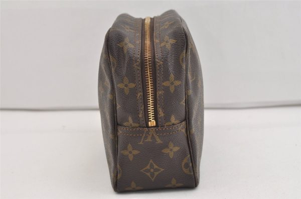 Auth Louis Vuitton Monogram Trousse Toilette 28 Clutch Hand Bag M47522 LV 5782J Supply