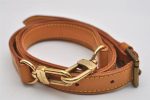 Authentic Louis Vuitton Leather Shoulder Strap Beige 33.9-40.9  LV 0949K on Sale