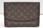 Authentic Louis Vuitton Monogram Pochette Rabat Clutch Bag Old Model Junk 0542K Cheap