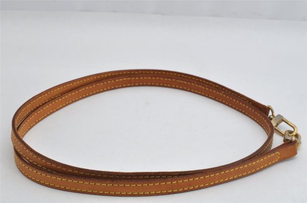 Authentic Louis Vuitton Leather Shoulder Strap Beige 47  LV 0951K Online