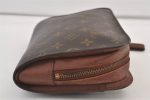 Authentic Louis Vuitton Monogram Orsay Clutch Hand Bag Purse M51790 LV 9160J on Sale