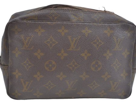 Auth Louis Vuitton Monogram Trousse Toilette 23 Clutch Bag Old Model Junk K9465 Online Hot Sale