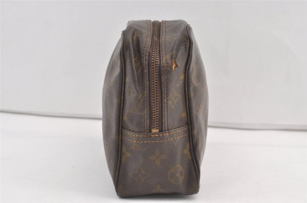 Auth Louis Vuitton Monogram Trousse Toilette 25 Clutch Hand Bag M47527 LV 8937J For Cheap